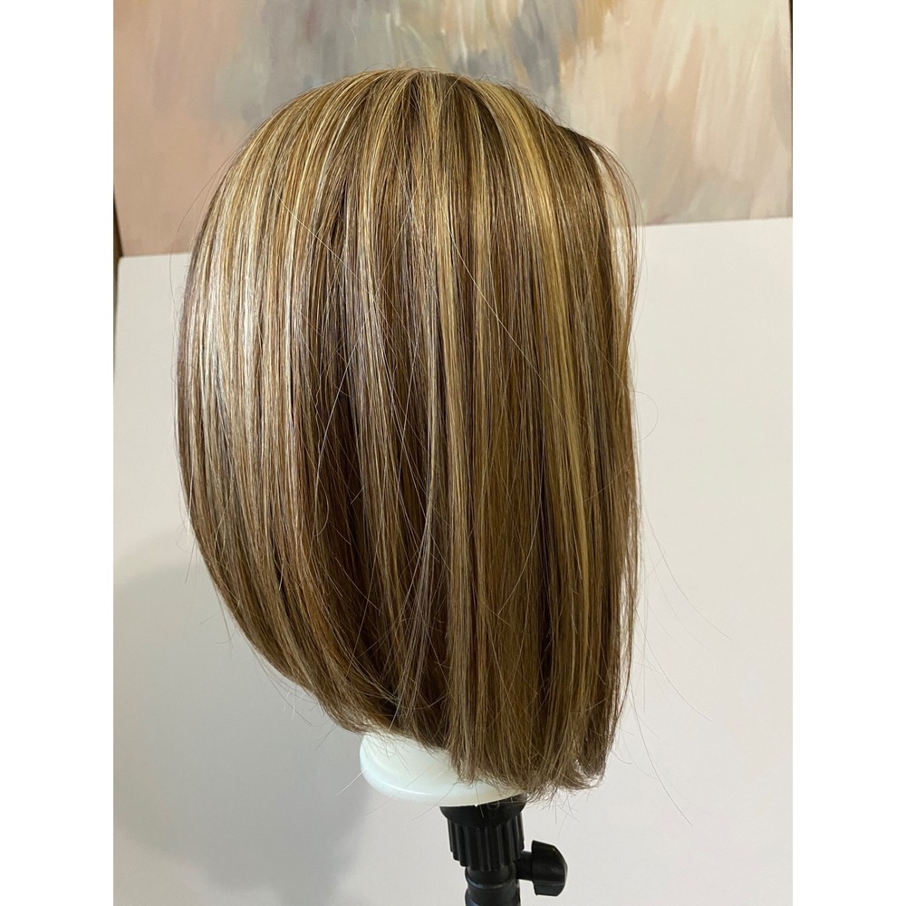 PUSH Hair Amelie Wig Brown Sugar Sweet Cream Lace Front HF Synthetic Mono‎ Top